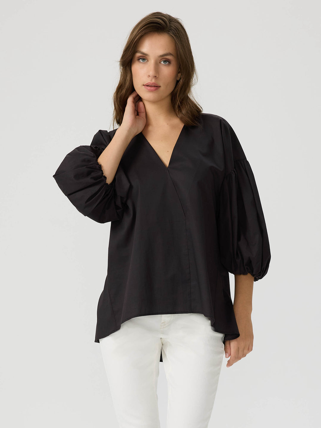 Arabella Popover Blouse