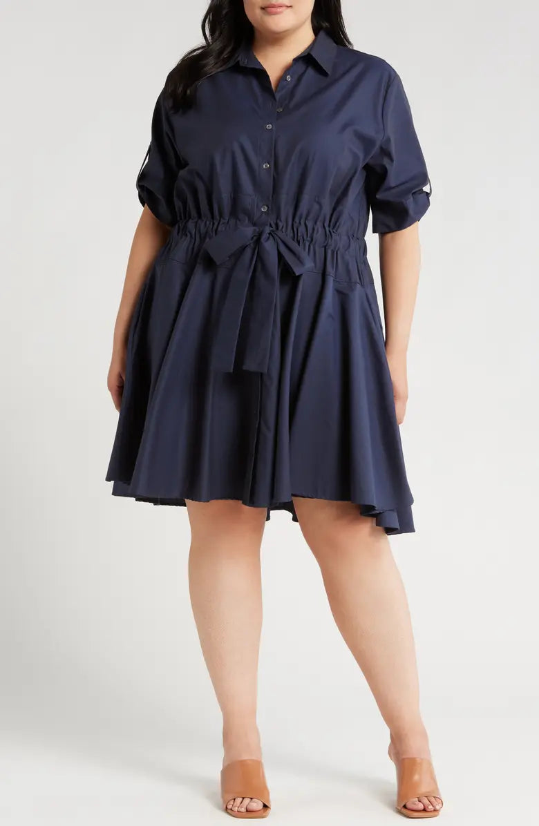 Meadow Cotton Heavy Twill Shirt Dress