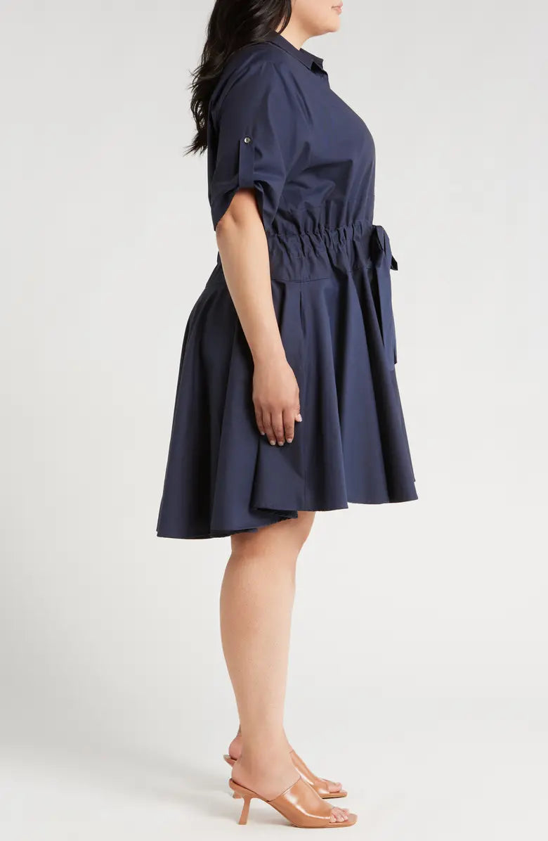 Meadow Cotton Heavy Twill Shirt Dress