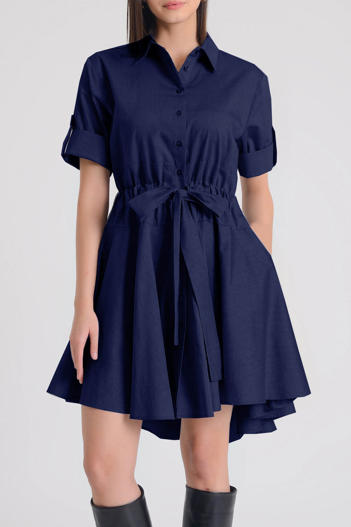 Meadow Cotton Heavy Twill Shirt Dress