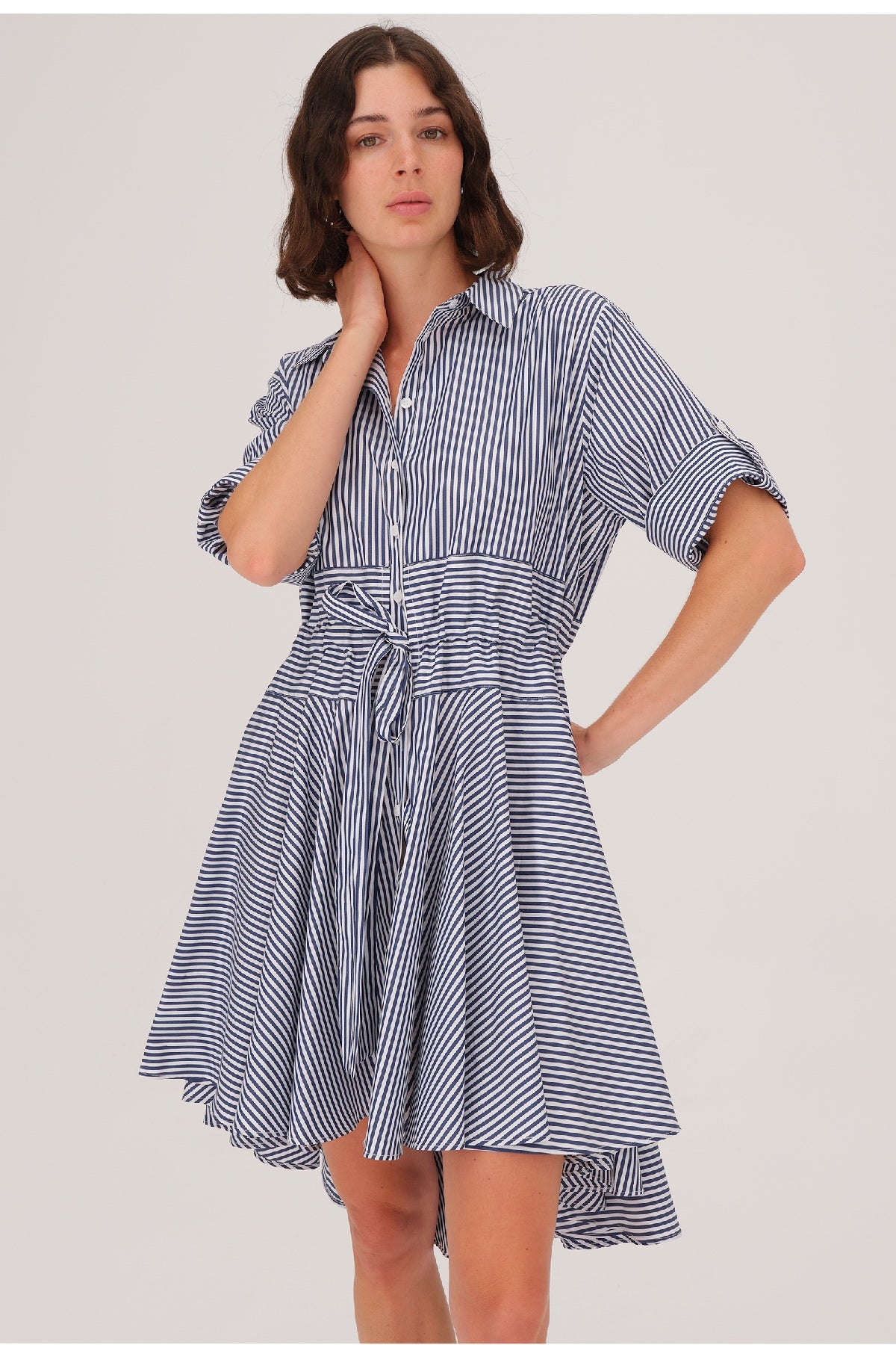 Meadow Cotton Twill Shirt Dress