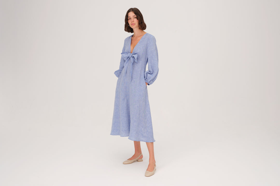 Novella Dress Denim Blue / M Novella Dress Denim Blue / M