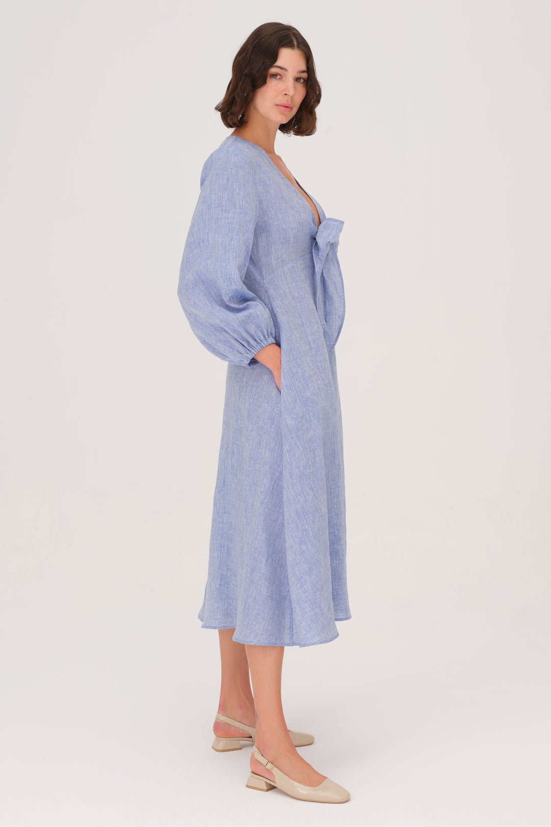 Novella Dress Denim Blue / M Novella Dress Denim Blue / M