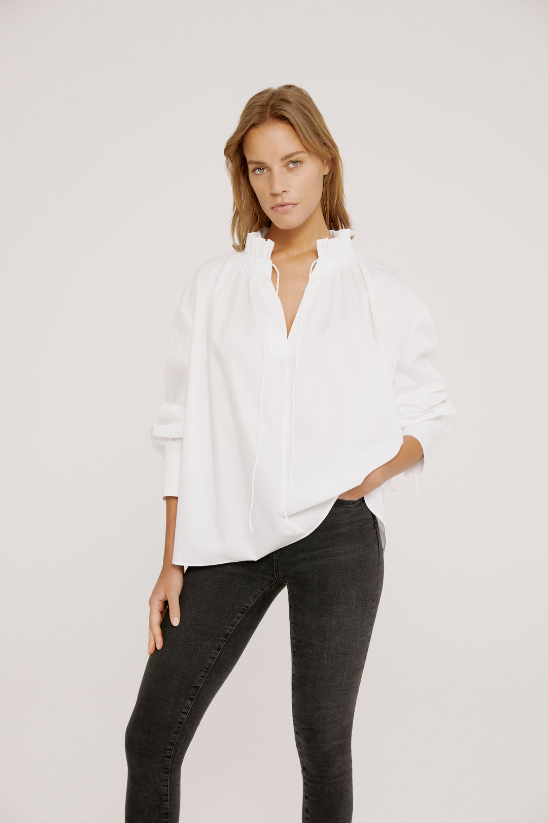 Audrey Popover Blouse