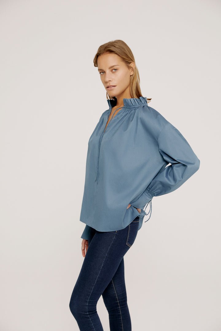 Audrey Popover Blouse